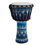 African Djembe Drum, Standard 8'' Blue Cloth Stitched Congo Drums, Profession.... Fixed Price $72.27.