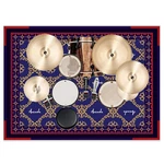 Aucuda Blue Drum Rug 4x6ft Mat Outdoor Tightly Woven Fabric Cool Set C. Fixed Price $285.99.