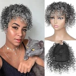 Oseti Grey Hair Toppers For Women With Thinning Curly Topper Clip I.... Fixed Price $47.40.
