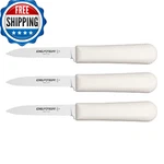Dexter-russell S104sc 3-pack 3 " Scalloped Paring Knives, Sani-safe Handle. Fixed Price $49.99.