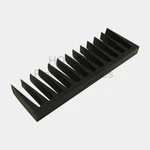 Piano Tuning Gang Mute - One Piece Rubber With 13 Wedges Muting Notes. Fixed Price $16.95.