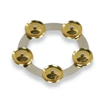 Lp Latin Percussion 6" Tambo-ring Stainless Steel W/brass Jingles. Fixed Price $49.99.