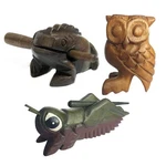 Cozinest Wooden Percussion Frog, Cricket And Owl Set 3 Medium, Multicolor. Fixed Price $42.64.