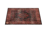 Drum N Base Vintage Persian Style Stage Rug Black Red 4.26' X 3'. Fixed Price $89.99.