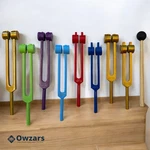 Chakra Tuning Fork 8 Pieces Weighted Set For Healing, Dna, Sound Therapy, Yoga. Fixed Price $63.99.