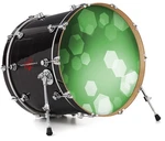 Vinyl Decal Skin For 26" Bass Kick Drum Heads Bokeh Hex Green. Fixed Price $47.95.
