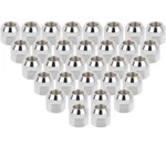 Nemtor M14x1.5 Wheel Lug Nuts, Chrome Nut Open End,0.83"(21mm), 32 Pcs. Fixed Price $19.00.