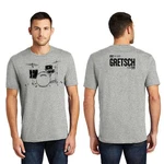 Gretsch Broadkaster Kit Short Sleeve T-shirt Gray, X-large. Fixed Price $34.00.