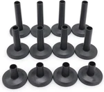 Pack Of 12 Black Cymbal Felts Sleeves, 3 Sizes Stand Sleeve, Plastic Drum. Fixed Price $15.74.