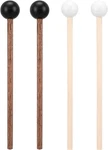 4 Pcs Steel Tongue Drum Mallets, 5.9 Inch 0.45in, Black And White. Fixed Price $12.18.