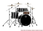 Mapex Saturn Evolution Classic Birch Piano Black Lacquer Drum Shells 22 10 12 16. Fixed Price $2969.00.