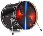 Vinyl Skin Decal Wrap Fits 22" Bass Kick Drum - Quasar Fire. Fixed Price $39.97.