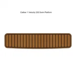Caliber 1 Velocity 230 Swim Platform Boat Eva Teak Deck Mat Floor Pad. Fixed Price $249.00.