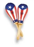 Lp Salsa Rawhide Maracas Puerto Rico Flag, Pair. Fixed Price $99.99.