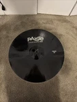 Paiste Color Sound 900 Black 18" Crash Cymbal Great Condition. Fixed Price $250.00.