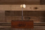 Low Boy Lightweight Felt Daddy Beater, Natural With Black Stripe. Fixed Price $40.00.