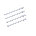 Qinnsou Cupboard Bars Tension Rods, 4 Pack Spring 7''-10.6'' White. Fixed Price $18.84.