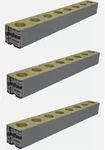 Grodan Rockwool 3" X 2.5" Delta 4 Block (24pcs) W/ Hole For Cuttings Clones. Fixed Price $18.99.
