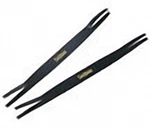 Sabian 61002 Pair Of Leather Cymbal Straps In Black/ Gold. Fixed Price $16.99.