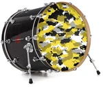 Vinyl Decal Skin For 26" Bass Kick Drum Heads Wraptorcamo Digital Camo Yellow. Fixed Price $47.95.