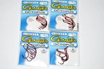4 Packs Gamakatsu Octopus Hook Size 1/0 Red 6 Per Pack # 02311 Trout Salmon. Fixed Price $13.95.