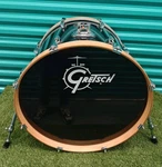 Excellent Gretsch Renown Maple 22"x16" Bass Kick Drum - Trans Black Lacquer. Fixed Price $399.99.