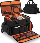 Dj Cable File Bag With Adjustable Dividers, Gig For Cables, Cords, .... Fixed Price $56.25.