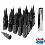 Tirol Black 24pcs M14x1.5 Spike Lug Nuts, Compatible With 07-17 Sequoia/tundra,. Fixed Price $59.96.