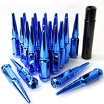 Meilunbs 9/16-18 Spiked Lug Nuts, 3/4" Hex Closed End Nut With 1 Socket Key, Whe. Fixed Price $52.20.
