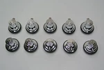 Set Of (10) New Dw Design Series Mini-turret Lug For Your Bass Drum Set! L678. Fixed Price $148.45.