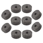 Cheerock Pack Of 10 Round Soft Grey Cymbal Stand Felt Washer, Drum Felts Gray. Fixed Price $13.11.