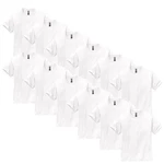 Gildan Youth Ultra Cotton T-shirt, Style G2000b, Multipack 12 White Medium. Fixed Price $60.76.