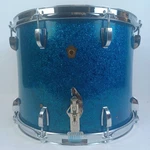 Wfl Drums 12x15"marching Snare Drum Blue Sparkle Chrome Ludwig 3ply African Mh50. Fixed Price $297.29.