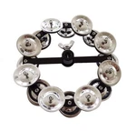 Tuoren 5.5" Mountable Symbal Hihat Tambourine With 8 Double Row Steel Silver. Fixed Price $22.85.