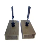 Eisco Labs Pair Steel Tuning Forks (440hz) Wood Bases One Adjustable Preowned. Fixed Price $41.99.