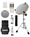 Growdaily Drum Practice Pad Snare Drums Stand Set Set, Gray. Fixed Price $63.49.