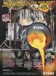 2008 Print Ad Of Tama Imperialstar Drum Kit W Rodney Holmes & Dirk Verbeuren. Fixed Price $9.99.