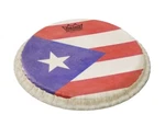 Conga Drumhead Remo, Tucked, 11.75 Skyndeep Puerto Rico Flag Graphic. Fixed Price $92.00.