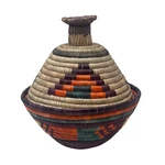 African Zulu Ukhamba Basket Africa. Fixed Price $70.00.