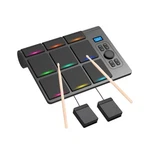 9 Pads Electronic Drum Pad, Tabletop Set, Portable Digital Dr.... Fixed Price $168.77.