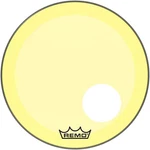 Remo Powerstroke P3 Colortone Yellow Resonant Bass Drum Head 5" Offset Hole 20". Fixed Price $42.99.