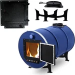 Sonret Barrel Stove Kit For 30-55 Gallon Drum Wood Camping Emergency Heat. Fixed Price $99.99.