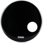 Evans Eq3 Black Resonant Bass Drumhead - 20" With Port. Fixed Price $54.99.