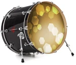 Vinyl Decal Skin For 26" Bass Kick Drum Heads Bokeh Hex Yellow. Fixed Price $47.95.