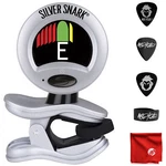 Snark Sil-1 Silver Clip-on Chromatic Tuner With Guitar Picks Cable Tie And Cloth. Fixed Price $19.99.
