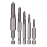 Broken Screw Extractor 5 Pcs Set Hex Handle Damaged Bolt Removal Tool Kit. Fixed Price $17.61.