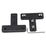2pcs Black T-shape Corner Bracket Plate With 8pcs M4 Screws And 8 Pcs T-nu.... Fixed Price $17.09.