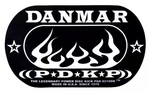 Danmar 210dkf Bass Drum Double Patch - Flames. Fixed Price $23.19.