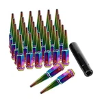 32 Pcs Lug Nuts Spiked 1/2"-20, Hunting Horse 6 Inch Conical Seat Closed End .... Fixed Price $153.90.