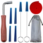 Piano Tuning Kit Professional Wrench Hammer Rubber Mutes Set 8 P.... Fixed Price $14.65.